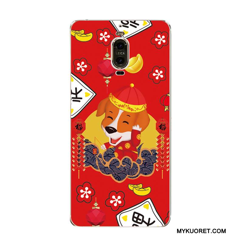 Kuori Huawei Mate 9 Pro Silikoni L Rikkaus, Kotelo Huawei Mate 9 Pro Pehmeä Neste Puhelimen Kuoret Koira