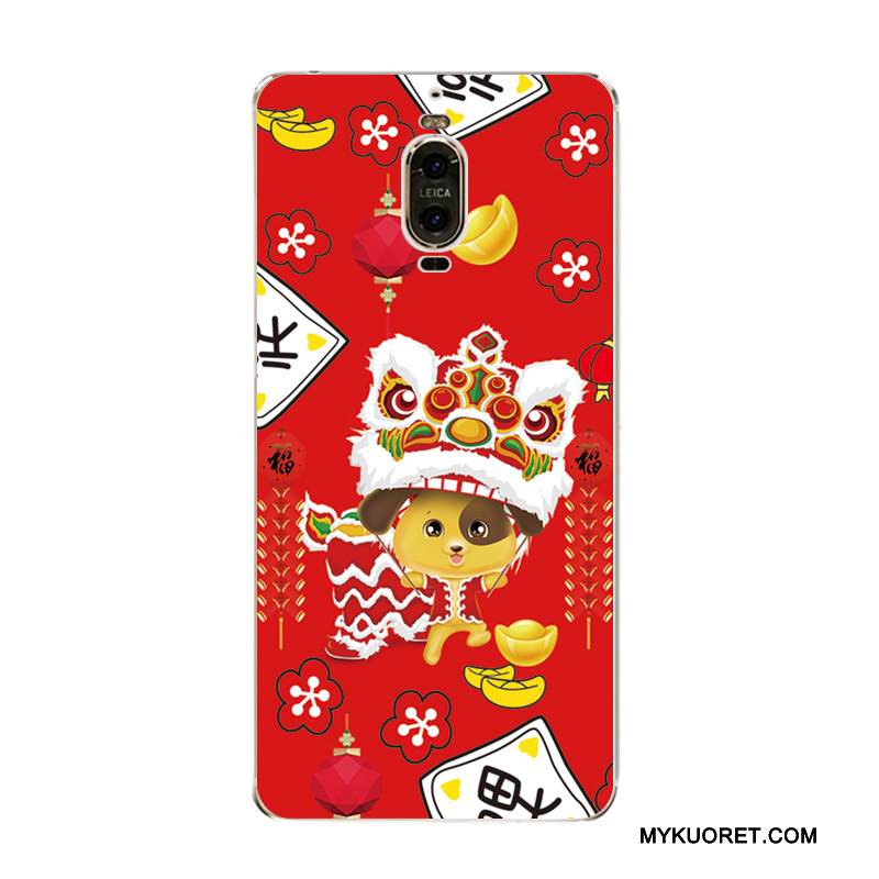 Kuori Huawei Mate 9 Pro Silikoni L Rikkaus, Kotelo Huawei Mate 9 Pro Pehmeä Neste Puhelimen Kuoret Koira