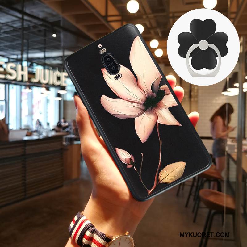 Kuori Huawei Mate 9 Pro Silikoni Musta Puhelimen Kuoret, Kotelo Huawei Mate 9 Pro Pehmeä Neste
