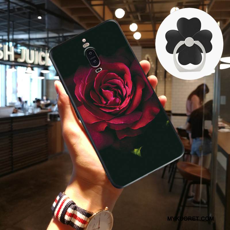 Kuori Huawei Mate 9 Pro Silikoni Musta Puhelimen Kuoret, Kotelo Huawei Mate 9 Pro Pehmeä Neste