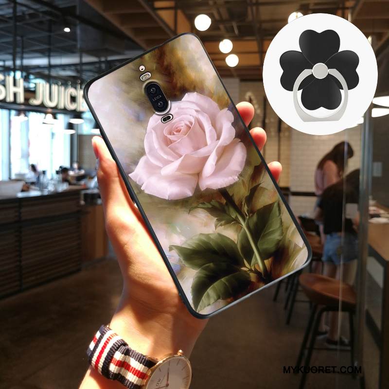 Kuori Huawei Mate 9 Pro Silikoni Musta Puhelimen Kuoret, Kotelo Huawei Mate 9 Pro Pehmeä Neste