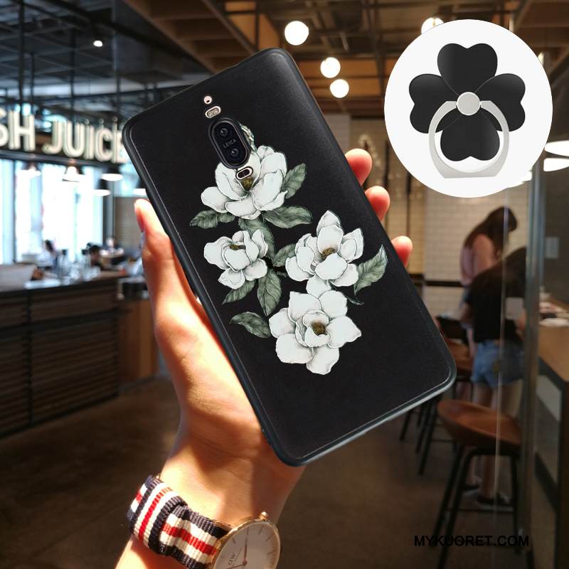 Kuori Huawei Mate 9 Pro Silikoni Musta Puhelimen Kuoret, Kotelo Huawei Mate 9 Pro Pehmeä Neste