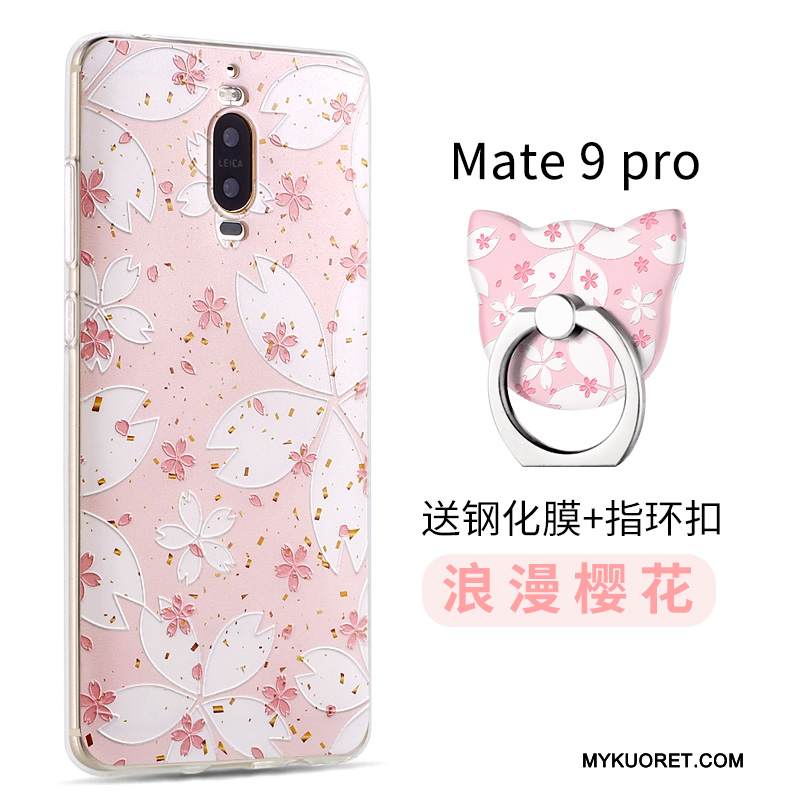 Kuori Huawei Mate 9 Pro Silikoni Puhelimen Kuoret Jauhe, Kotelo Huawei Mate 9 Pro Pehmeä Neste Persoonallisuus