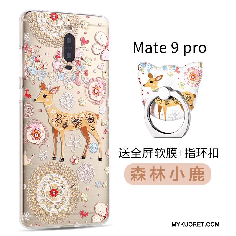 Kuori Huawei Mate 9 Pro Silikoni Puhelimen Kuoret Sininen, Kotelo Huawei Mate 9 Pro Sarjakuva Murtumaton Trendi