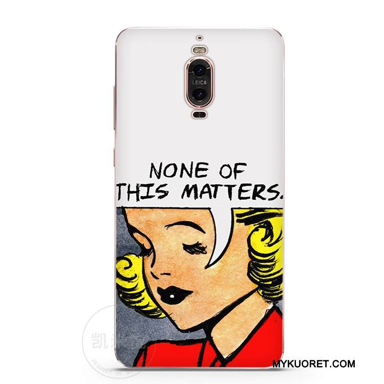 Kuori Huawei Mate 9 Pro Silikoni Öljyvärimaalaus Murtumaton, Kotelo Huawei Mate 9 Pro Monivärinen Pieni Persoonallisuus