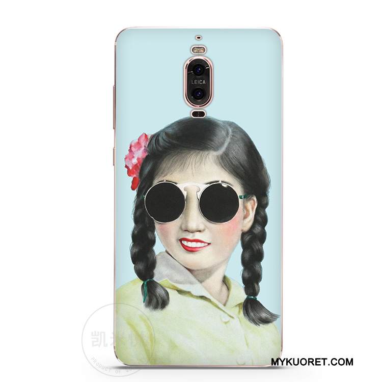 Kuori Huawei Mate 9 Pro Silikoni Öljyvärimaalaus Murtumaton, Kotelo Huawei Mate 9 Pro Monivärinen Pieni Persoonallisuus