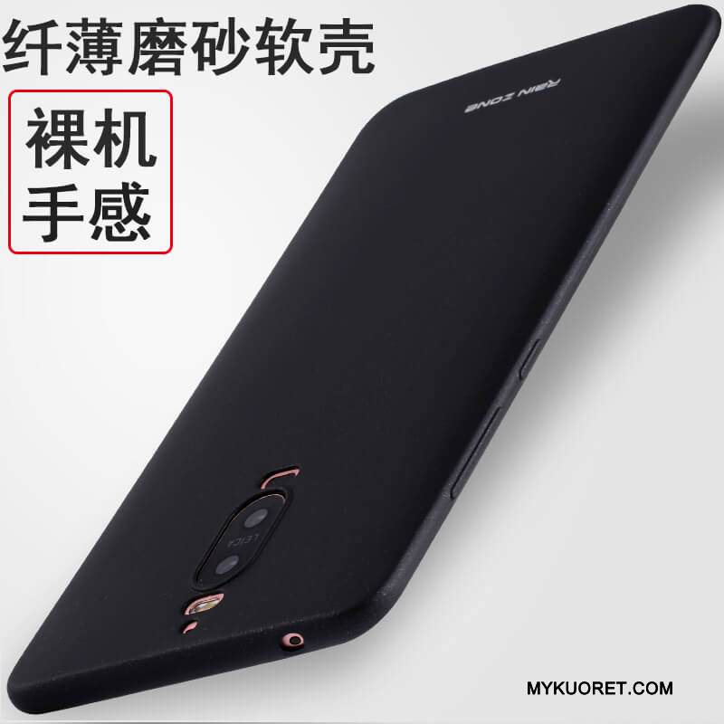 Kuori Huawei Mate 9 Pro Suojaus Rengas Puhelimen Kuoret, Kotelo Huawei Mate 9 Pro Pehmeä Neste Punainen