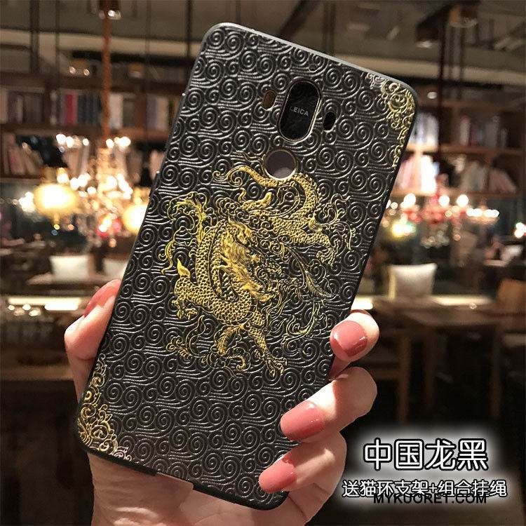 Kuori Huawei Mate 9 Sarjakuva Ripustettavat Koristeet Punainen, Kotelo Huawei Mate 9 Silikoni Puhelimen Kuoret Tummansininen