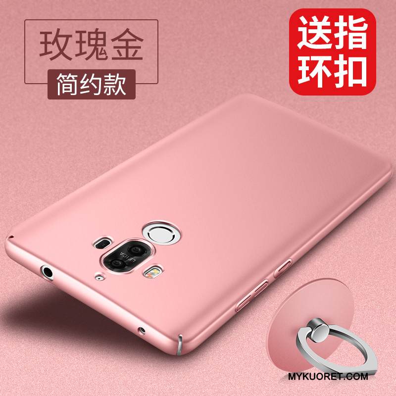 Kuori Huawei Mate 9 Silikoni Murtumaton Ultra, Kotelo Huawei Mate 9 Suojaus Pesty Suede Trendi