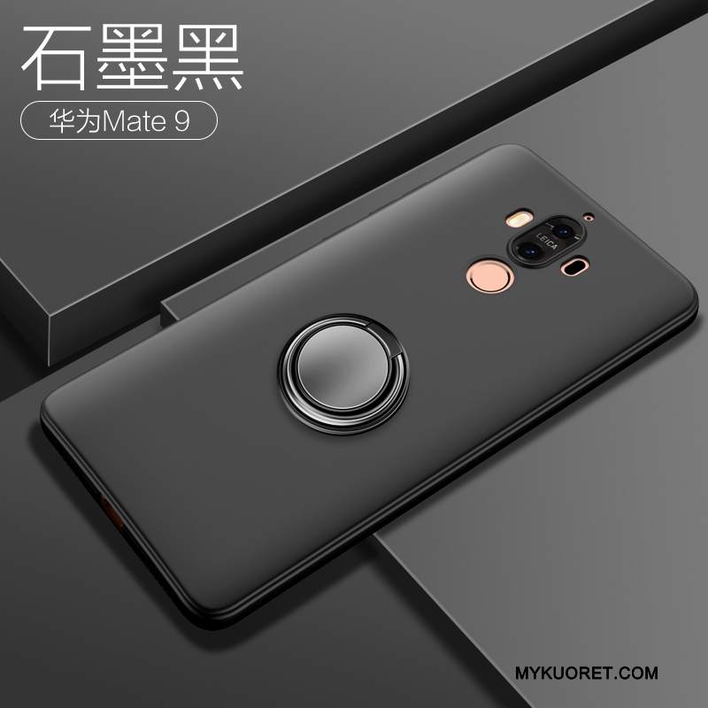 Kuori Huawei Mate 9 Silikoni Ohut Ultra, Kotelo Huawei Mate 9 Suojaus Puhelimen Kuoret Musta