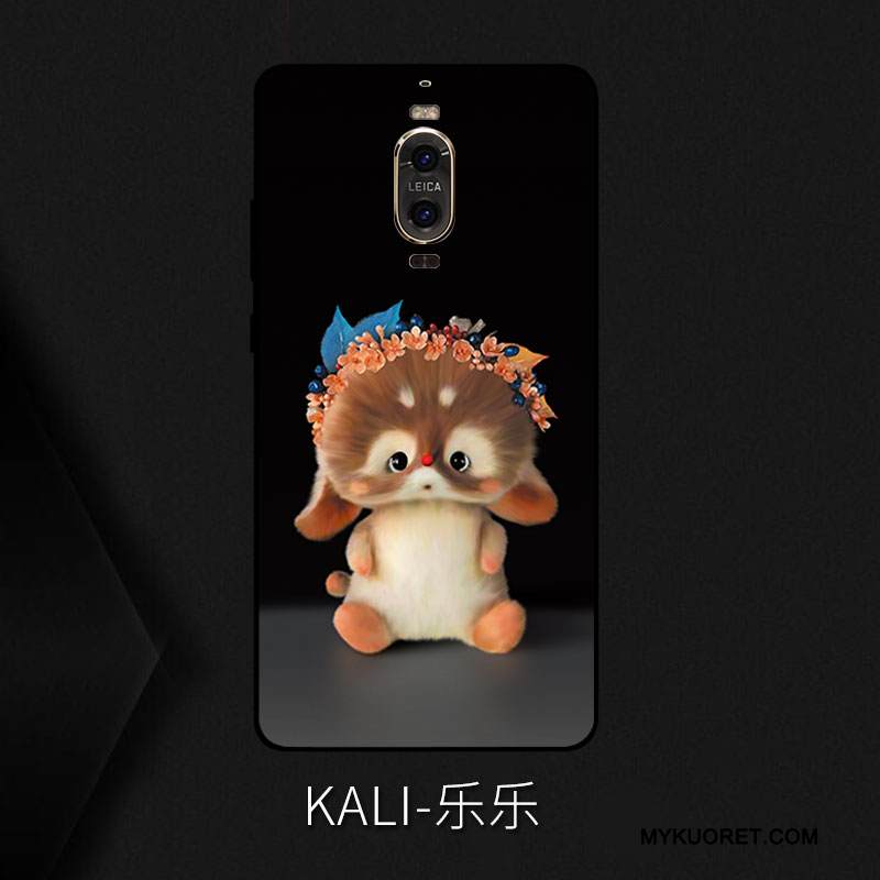 Kuori Huawei Mate 9 Silikoni Puhelimen Kuoret Murtumaton, Kotelo Huawei Mate 9 Pehmeä Neste Musta Persoonallisuus