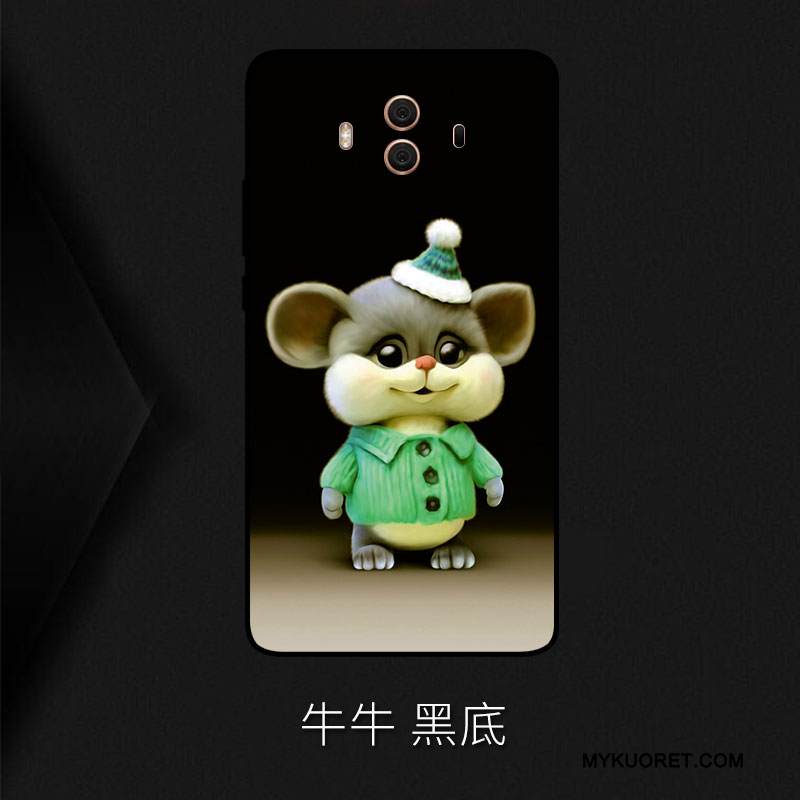 Kuori Huawei Mate 9 Silikoni Puhelimen Kuoret Murtumaton, Kotelo Huawei Mate 9 Pehmeä Neste Musta Persoonallisuus