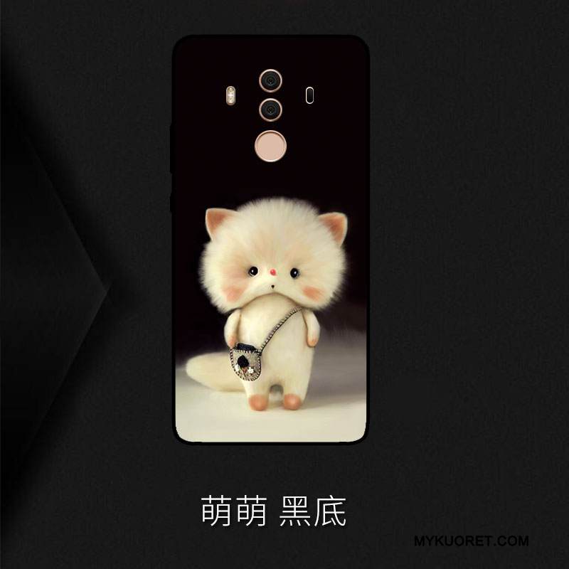 Kuori Huawei Mate 9 Silikoni Puhelimen Kuoret Murtumaton, Kotelo Huawei Mate 9 Pehmeä Neste Musta Persoonallisuus