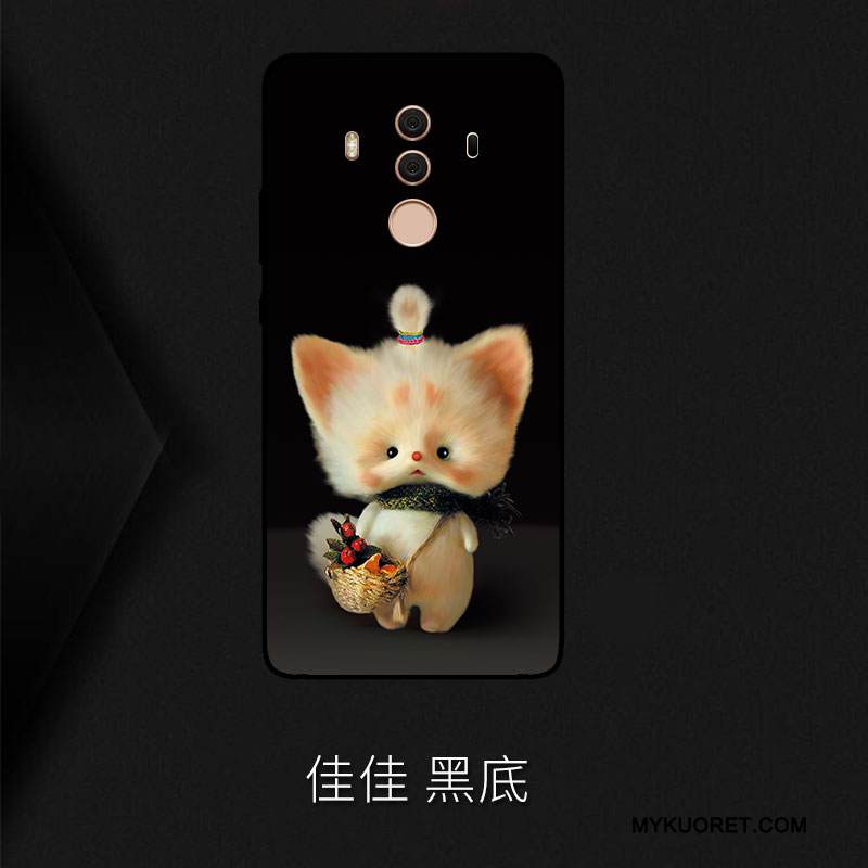 Kuori Huawei Mate 9 Silikoni Puhelimen Kuoret Murtumaton, Kotelo Huawei Mate 9 Pehmeä Neste Musta Persoonallisuus