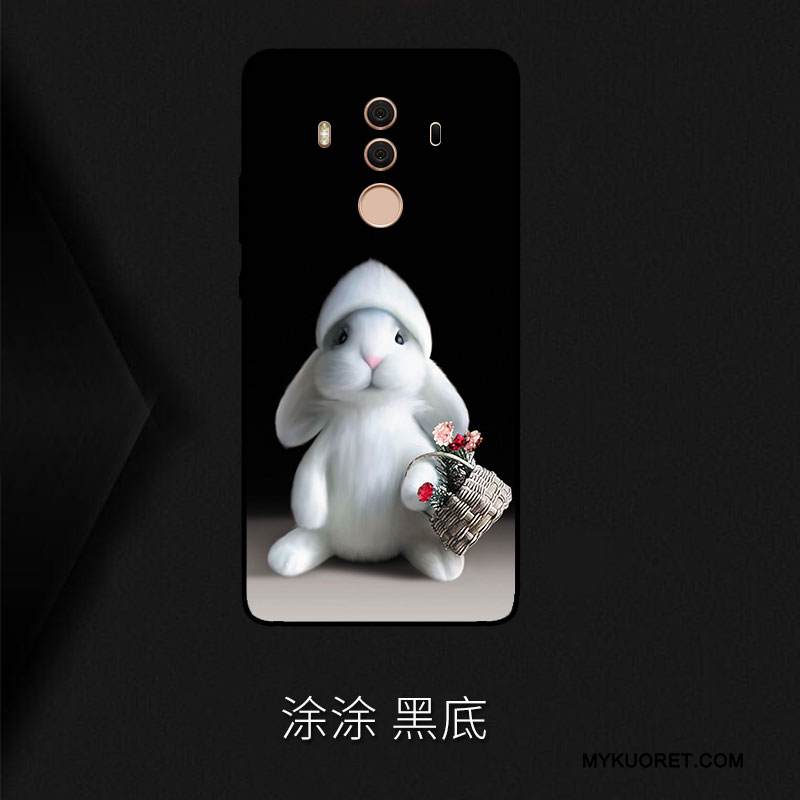 Kuori Huawei Mate 9 Silikoni Puhelimen Kuoret Murtumaton, Kotelo Huawei Mate 9 Pehmeä Neste Musta Persoonallisuus