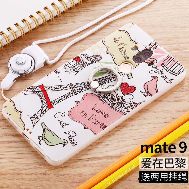 Kuori Huawei Mate 9 Silikoni Sininen Murtumaton, Kotelo Huawei Mate 9 Laukut Persoonallisuus Puhelimen Kuoret