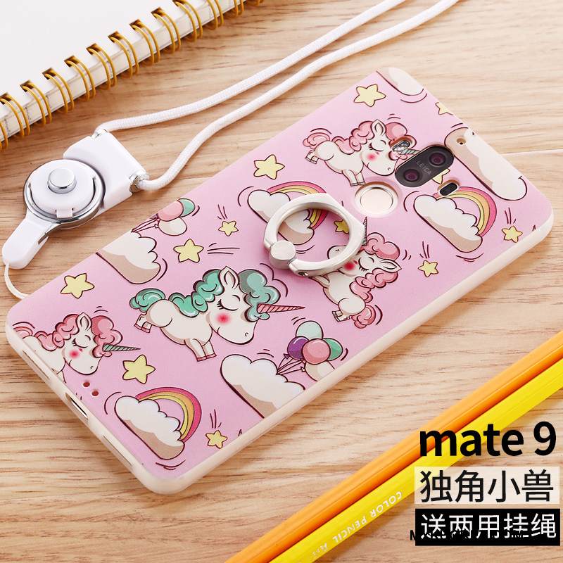 Kuori Huawei Mate 9 Silikoni Sininen Murtumaton, Kotelo Huawei Mate 9 Laukut Persoonallisuus Puhelimen Kuoret