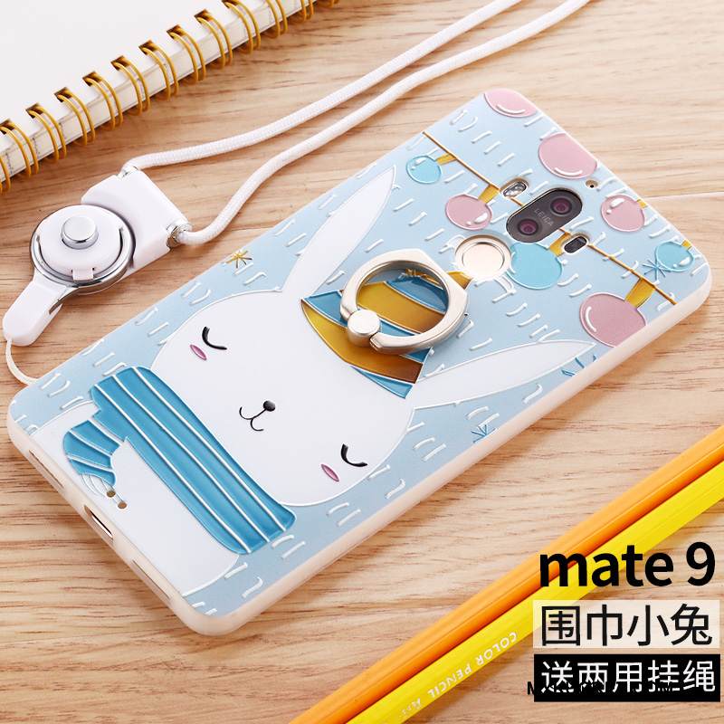 Kuori Huawei Mate 9 Silikoni Sininen Murtumaton, Kotelo Huawei Mate 9 Laukut Persoonallisuus Puhelimen Kuoret