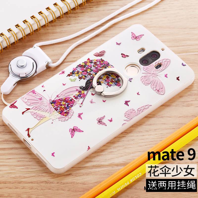Kuori Huawei Mate 9 Silikoni Sininen Murtumaton, Kotelo Huawei Mate 9 Laukut Persoonallisuus Puhelimen Kuoret