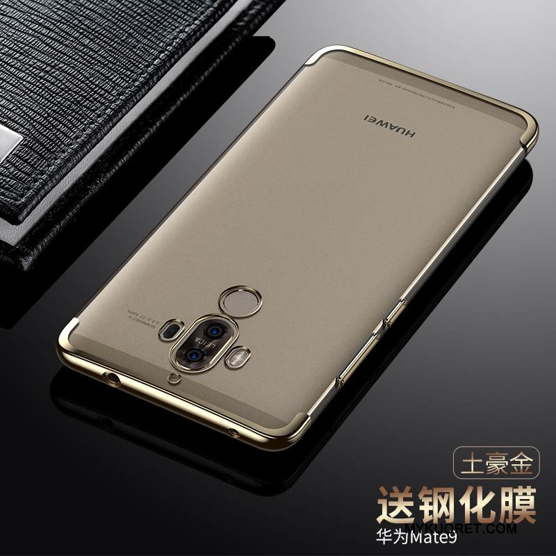Kuori Huawei Mate 9 Silikoni Ultra Sininen, Kotelo Huawei Mate 9 Puhelimen Kuoret Läpinäkyvä