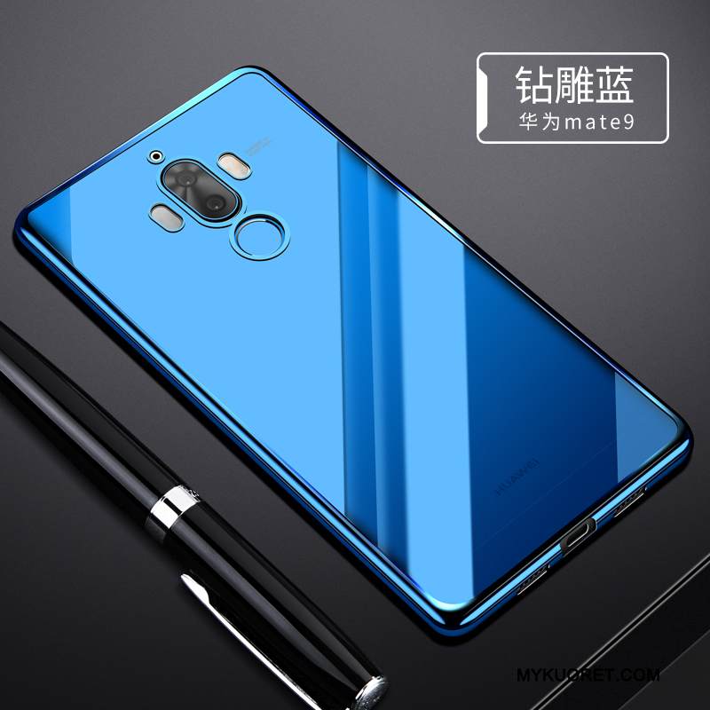 Kuori Huawei Mate 9 Silikoni Ultra Trendi, Kotelo Huawei Mate 9 Pehmeä Neste Kulta Puhelimen Kuoret