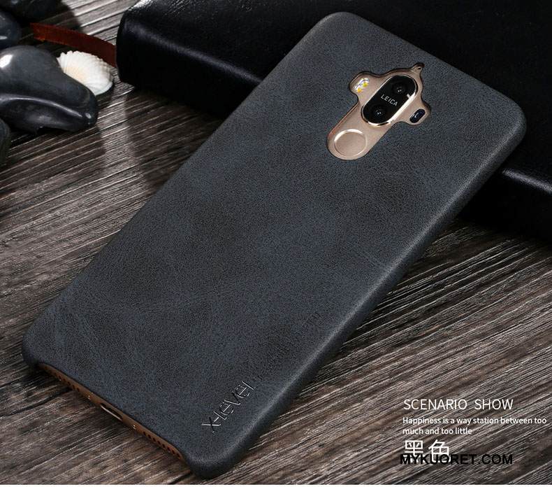 Kuori Huawei Mate 9 Suojaus Kulta Trendi, Kotelo Huawei Mate 9 Nahka Puhelimen Kuoret Murtumaton
