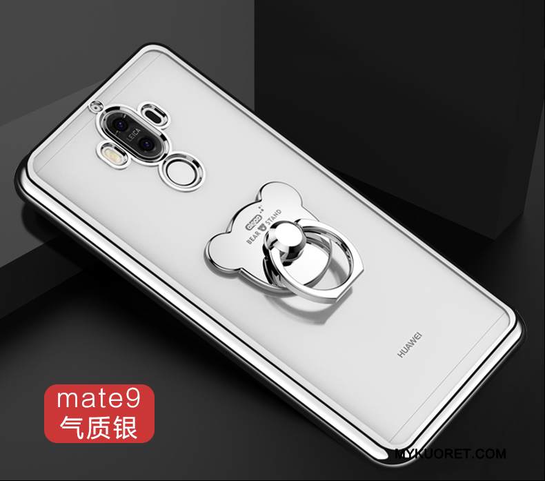 Kuori Huawei Mate 9 Tuki Rengas Kulta, Kotelo Huawei Mate 9 Silikoni Trendi Murtumaton