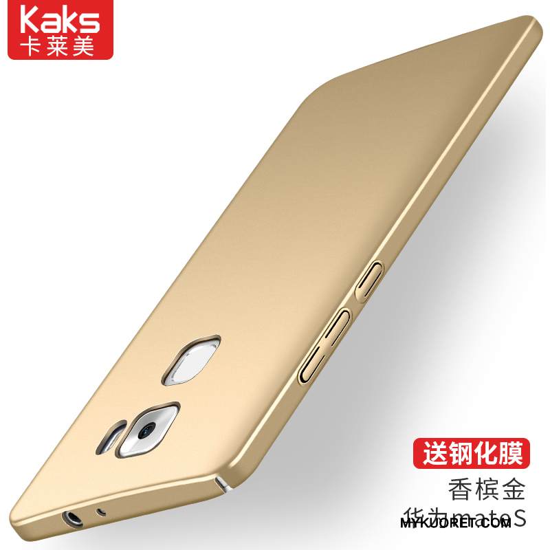 Kuori Huawei Mate S Laukut Puhelimen Kuoret Kulta, Kotelo Huawei Mate S Suojaus Pesty Suede Ultra