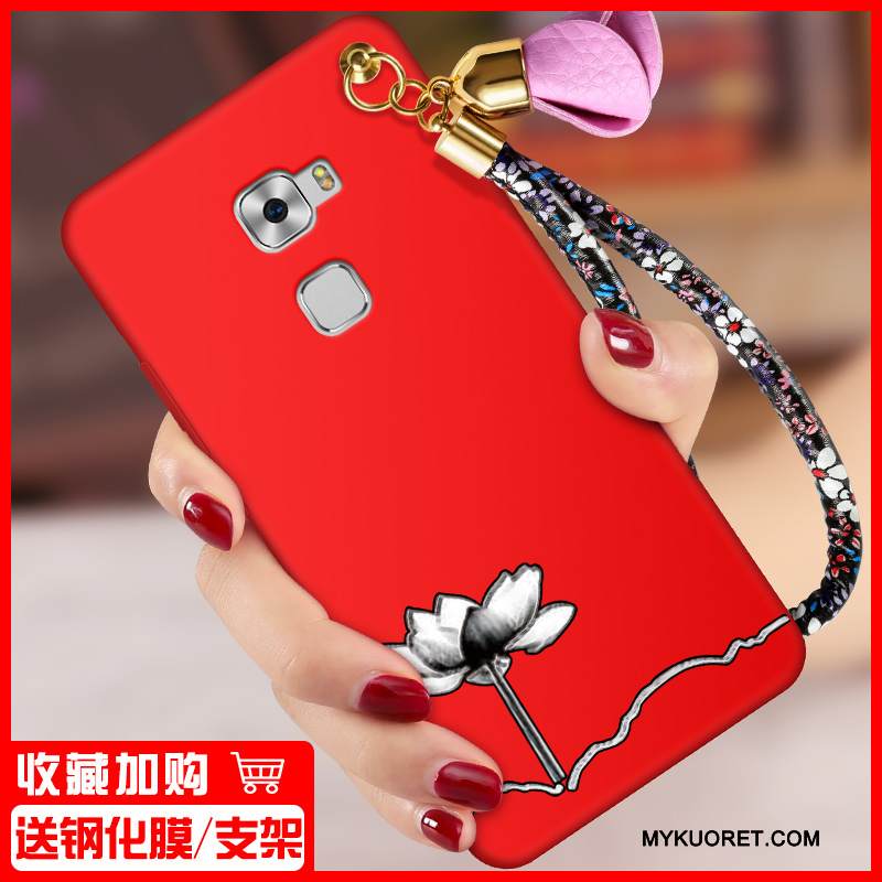 Kuori Huawei Mate S Laukut Trendi Pesty Suede, Kotelo Huawei Mate S Silikoni Musta Persoonallisuus