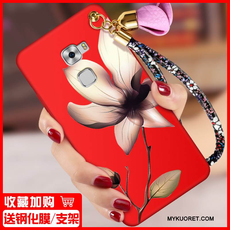 Kuori Huawei Mate S Laukut Trendi Pesty Suede, Kotelo Huawei Mate S Silikoni Musta Persoonallisuus