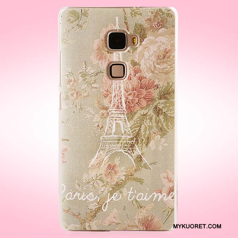 Kuori Huawei Mate S Maalaus Jauhe Puhelimen Kuoret, Kotelo Huawei Mate S Suojaus Kova Pesty Suede