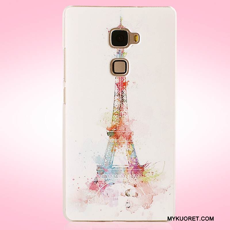 Kuori Huawei Mate S Maalaus Jauhe Puhelimen Kuoret, Kotelo Huawei Mate S Suojaus Kova Pesty Suede