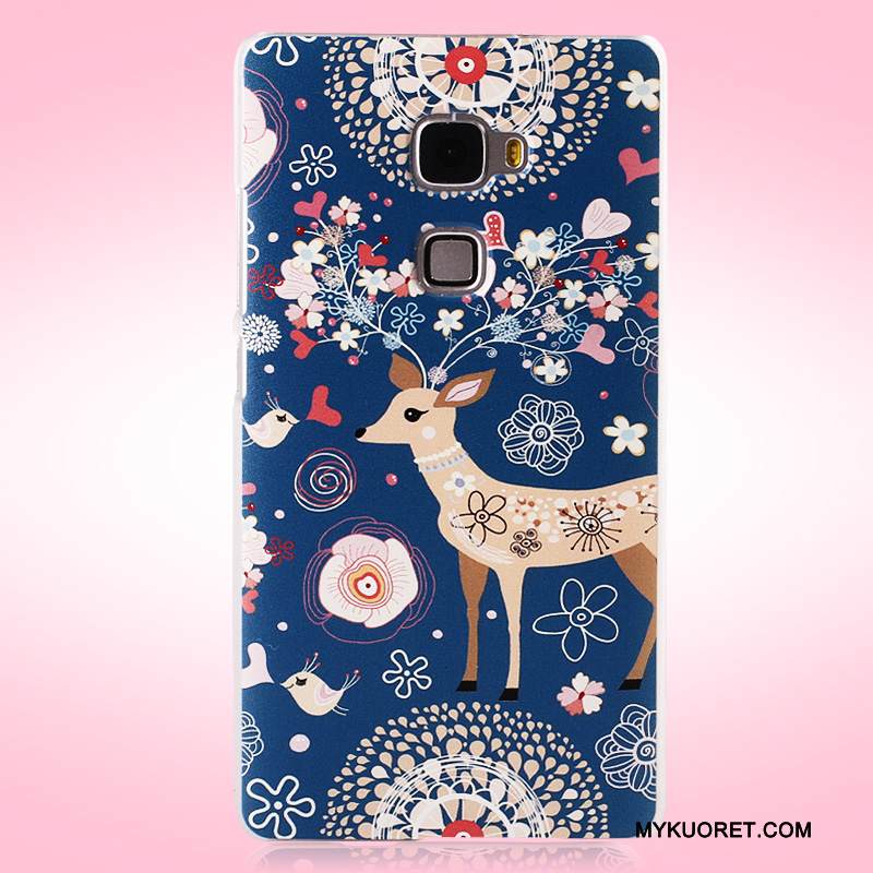 Kuori Huawei Mate S Maalaus Jauhe Puhelimen Kuoret, Kotelo Huawei Mate S Suojaus Kova Pesty Suede