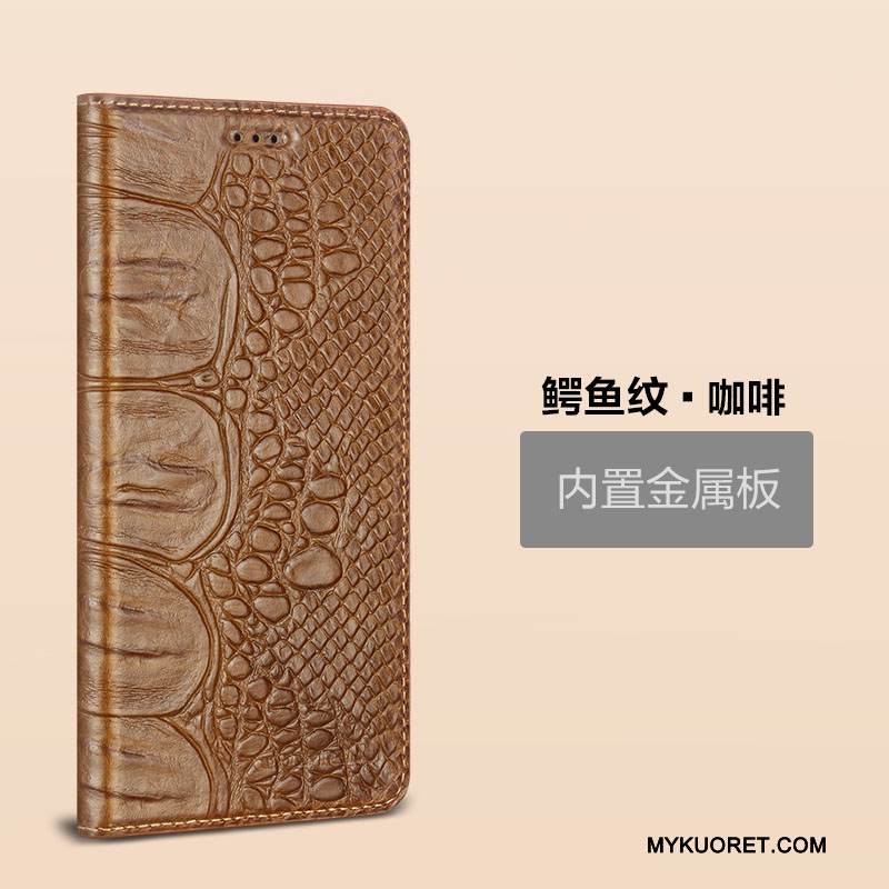 Kuori Huawei Mate S Nahka Horrostila Musta, Kotelo Huawei Mate S Suojaus