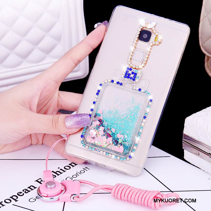 Kuori Huawei Mate S Pehmeä Neste Juoksuhiekka Ripustettavat Koristeet, Kotelo Huawei Mate S Silikoni Trendi Puhelimen Kuoret