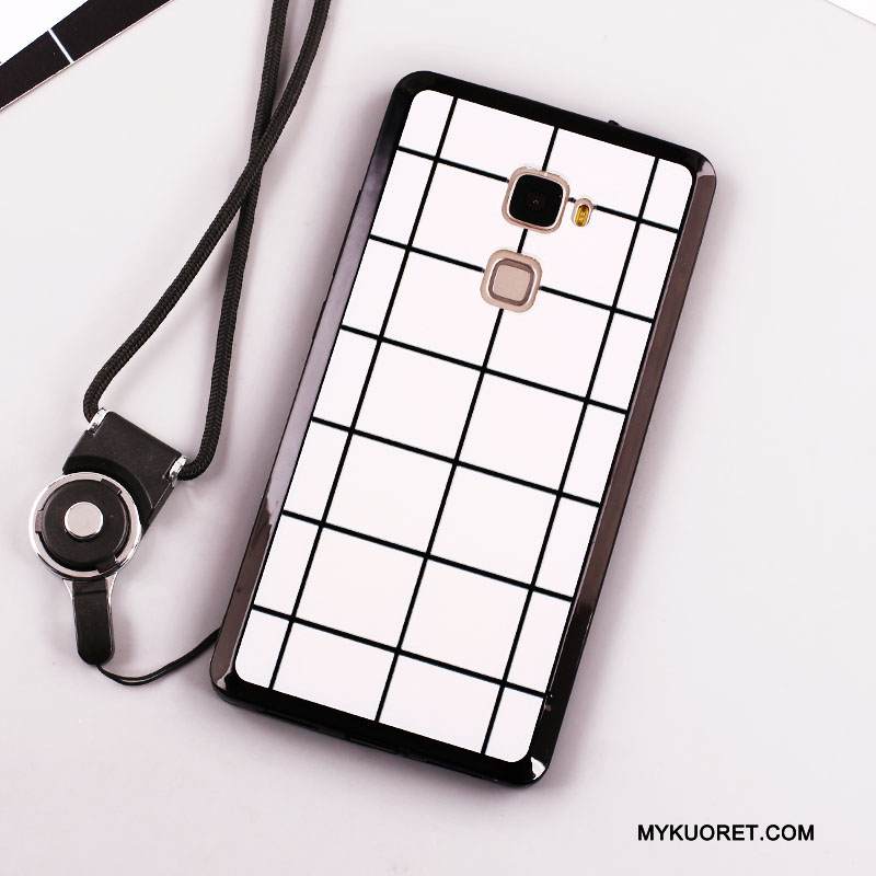 Kuori Huawei Mate S Pehmeä Neste Puhelimen Kuoret Ripustettavat Koristeet, Kotelo Huawei Mate S Suojaus Valkoinen