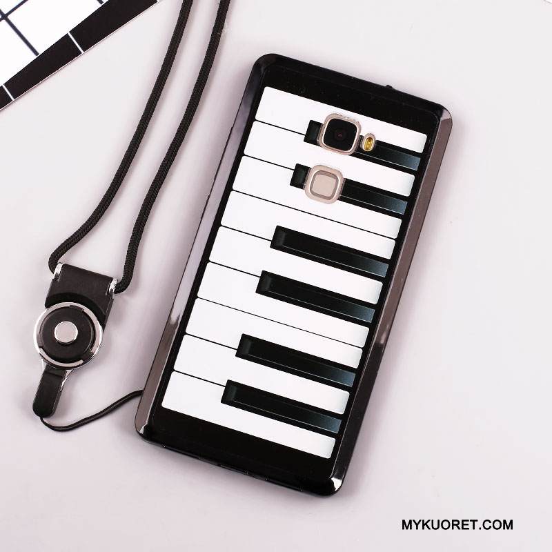 Kuori Huawei Mate S Pehmeä Neste Puhelimen Kuoret Ripustettavat Koristeet, Kotelo Huawei Mate S Suojaus Valkoinen