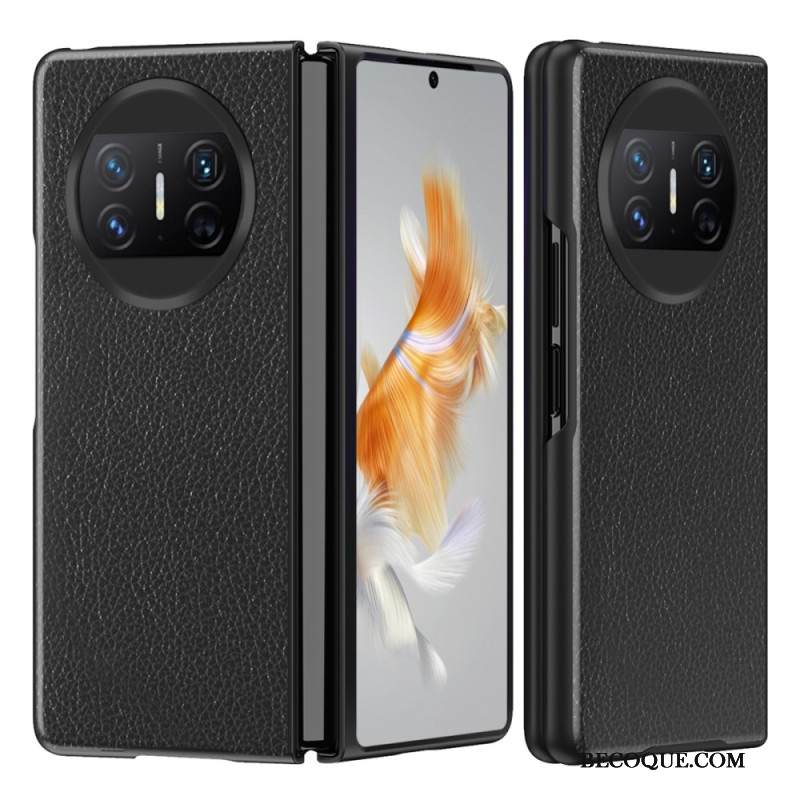 Kuori Huawei Mate X3 Litsikuvioinen Nahka