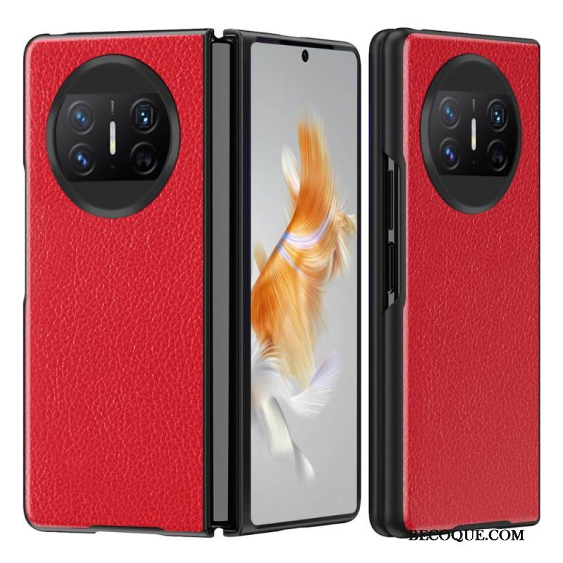 Kuori Huawei Mate X3 Litsikuvioinen Nahka