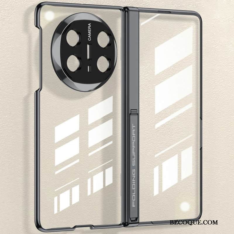 Kuori Huawei Mate X6 Läpinäkyvä Saranalla Ja Karkaistulla Lasilla