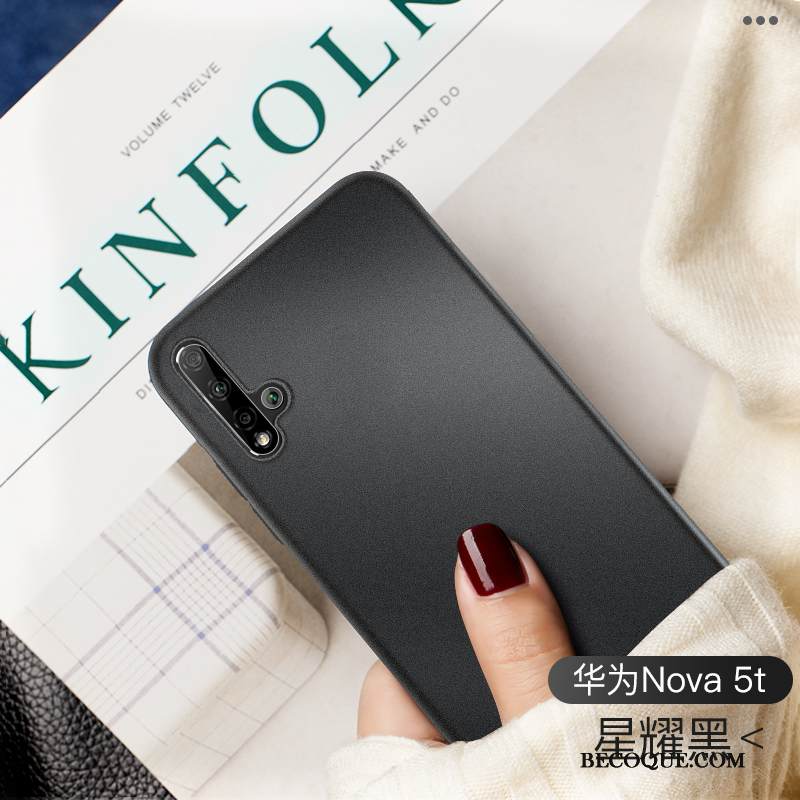 Kuori Huawei Nova 5t Laukut Kova Puhelimen Kuoret, Kotelo Huawei Nova 5t Suojaus Yksinkertainen Pesty Suede