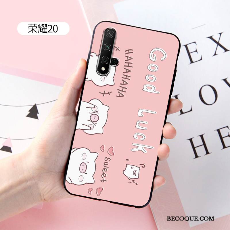 Kuori Huawei Nova 5t Laukut Muokata Murtumaton, Kotelo Huawei Nova 5t Sarjakuva Pesty Suede Jauhe