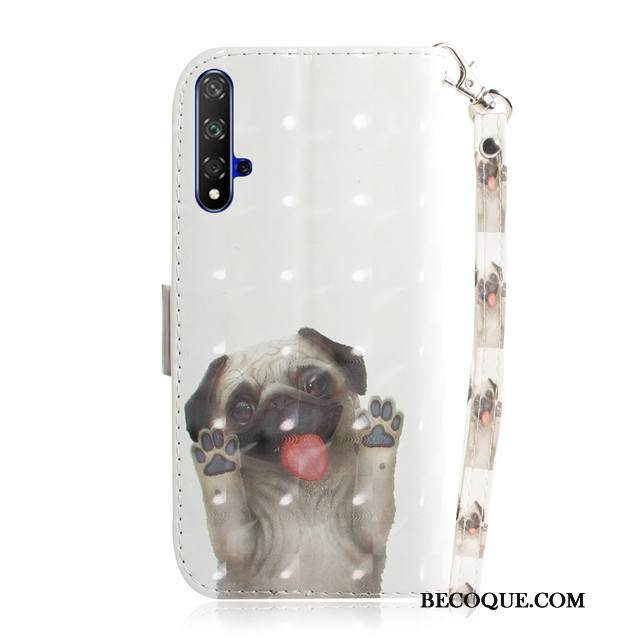 Kuori Huawei Nova 5t Laukut Puhelimen Kuoret Murtumaton, Kotelo Huawei Nova 5t Nahka Ihana Vihreä