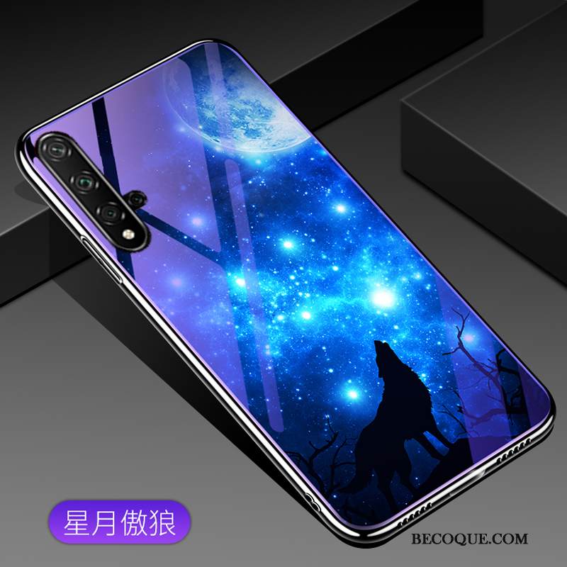 Kuori Huawei Nova 5t Laukut Trendi Violetti, Kotelo Huawei Nova 5t Tila Puhelimen Kuoret Sininen