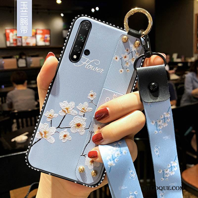 Kuori Huawei Nova 5t Luova Murtumaton Valkoinen, Kotelo Huawei Nova 5t Rhinestone Inlay Puhelimen Kuoret