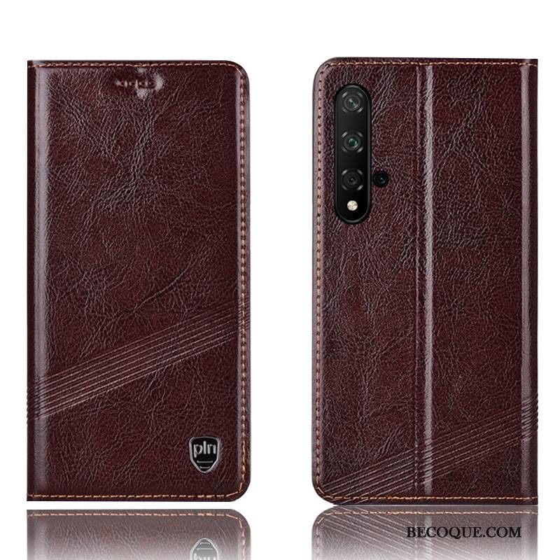 Kuori Huawei Nova 5t Nahka Puhelimen Kuoret, Kotelo Huawei Nova 5t Suojaus