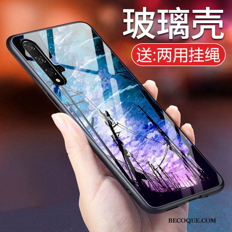 Kuori Huawei Nova 5t Pehmeä Neste Karkaisu Vaalean, Kotelo Huawei Nova 5t Suojaus Murtumaton Puhelimen Kuoret