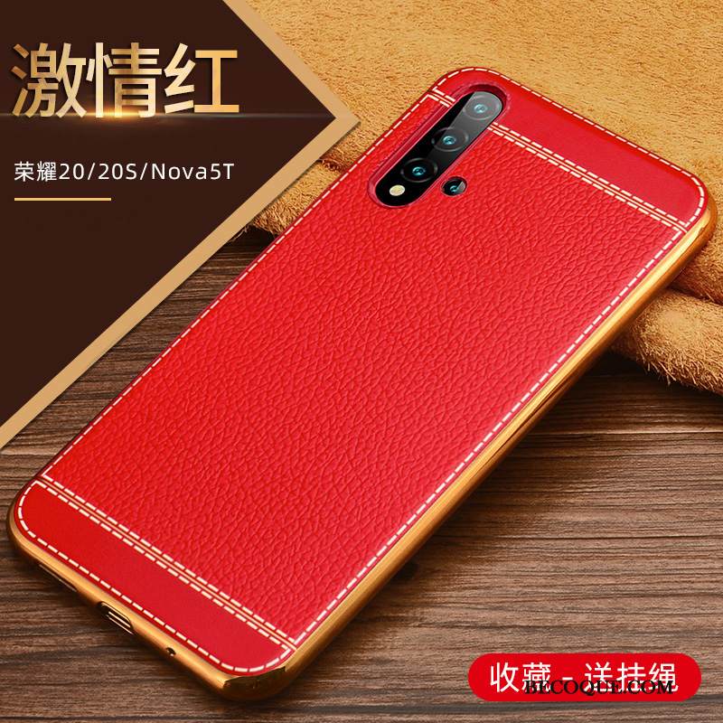 Kuori Huawei Nova 5t Suojaus Musta Murtumaton, Kotelo Huawei Nova 5t Nahka Kukkakuvio Ohut