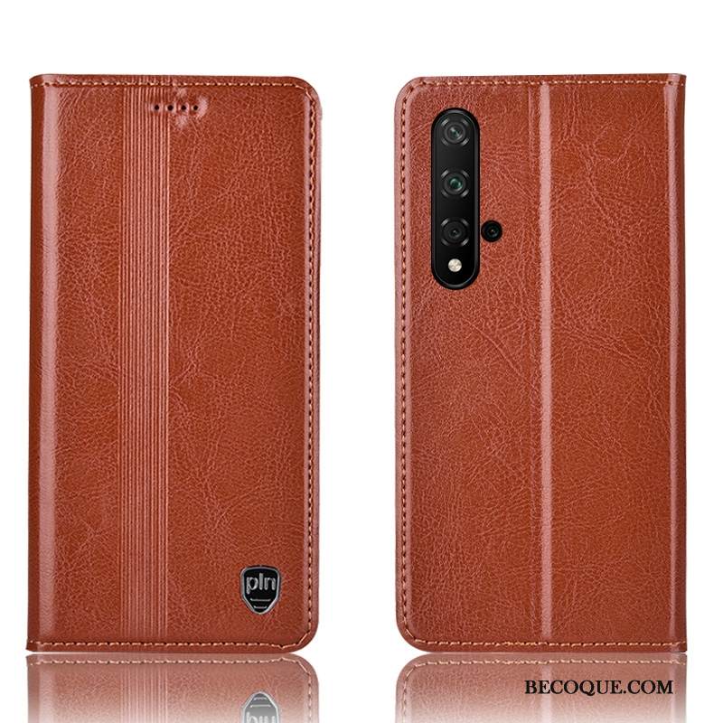 Kuori Huawei Nova 5t Suojaus Musta Murtumaton, Kotelo Huawei Nova 5t Nahka Puhelimen Kuoret