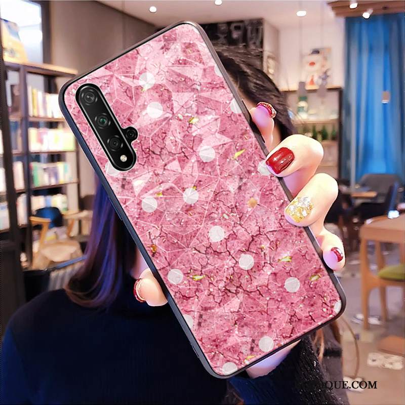 Kuori Huawei Nova 5t Timantti Puhelimen Kuoret, Kotelo Huawei Nova 5t Kukkakuvio Net Red